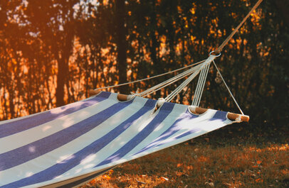 Hangmat in de zon