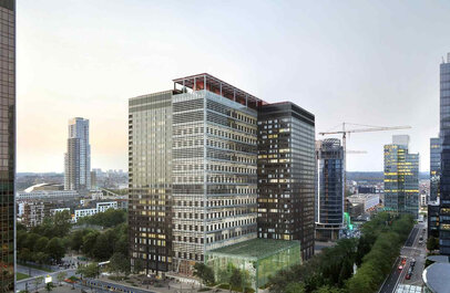 belpaire gebouw in Brussel