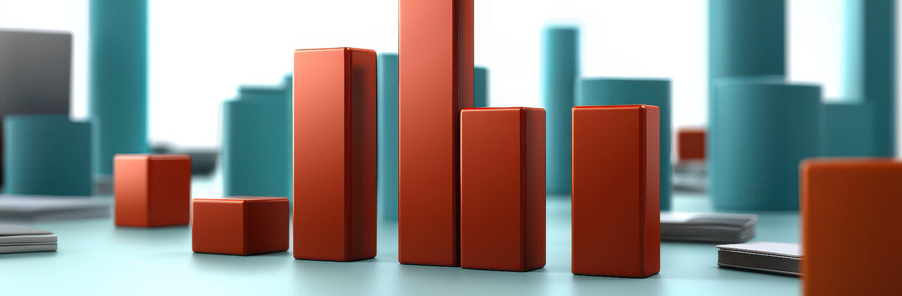 Grafieken die lijken op hoge gebouwen