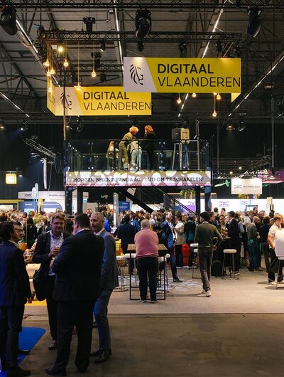 Stands op Trefdag Digitaal Vlaanderen
